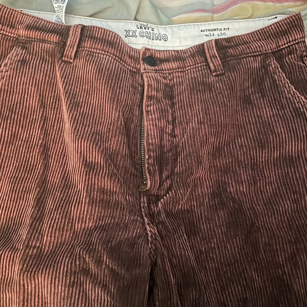 Brown levi corduroy